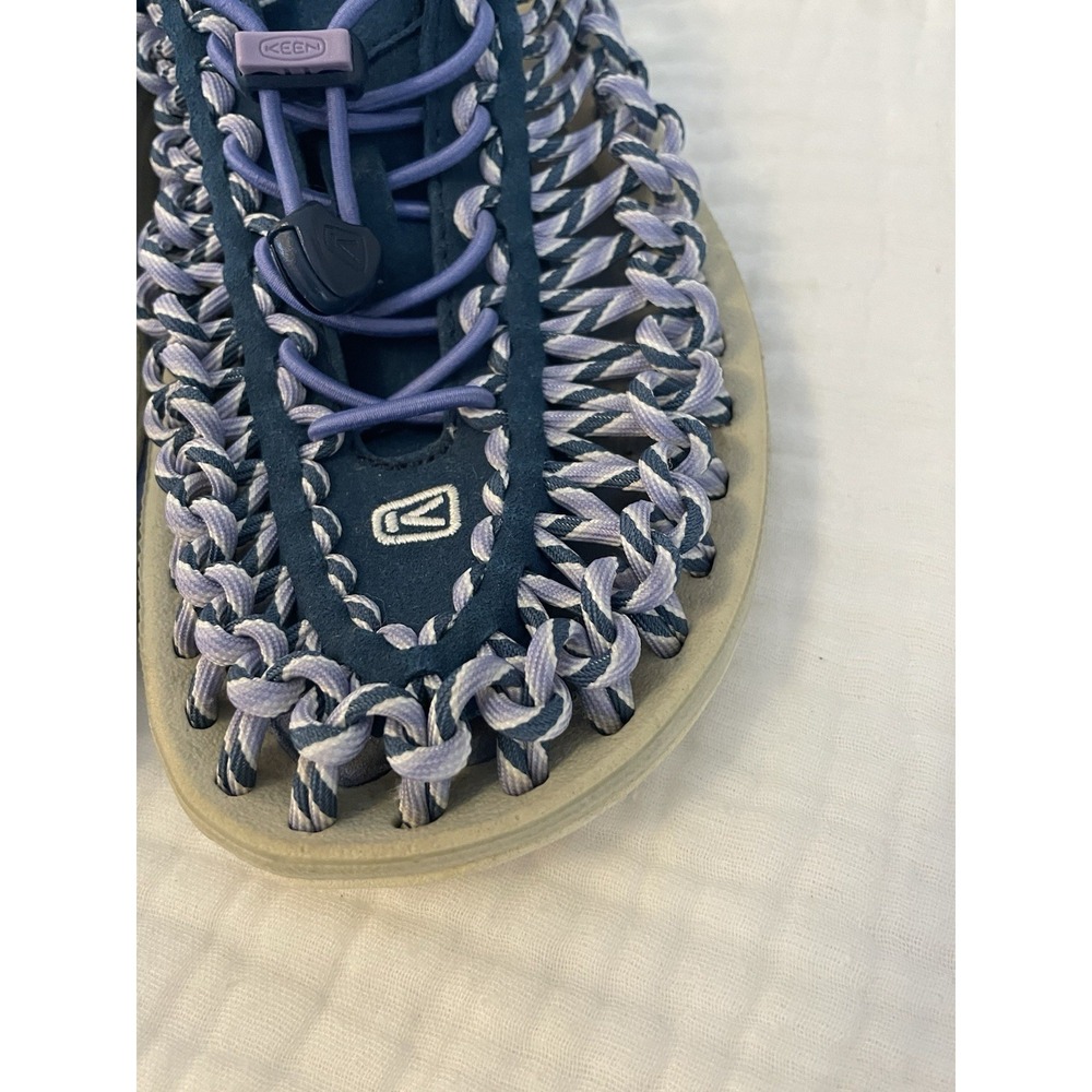 Keen Uneek Poseidon blue Purple Braided Cord Outdoor Sandals Womens 7 EU 37.5 - Picture 6 of 8